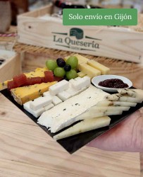 tabla quesos cortada 4 5 personas