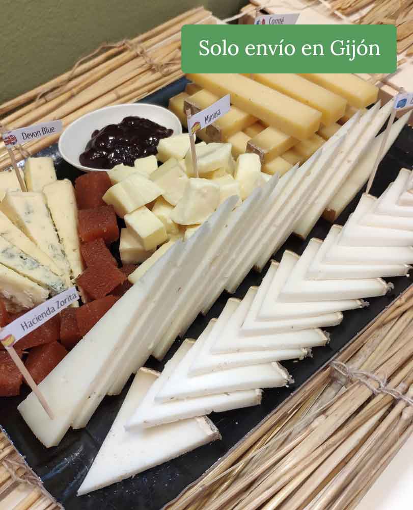 Tabla quesos cortados 8 9 personas