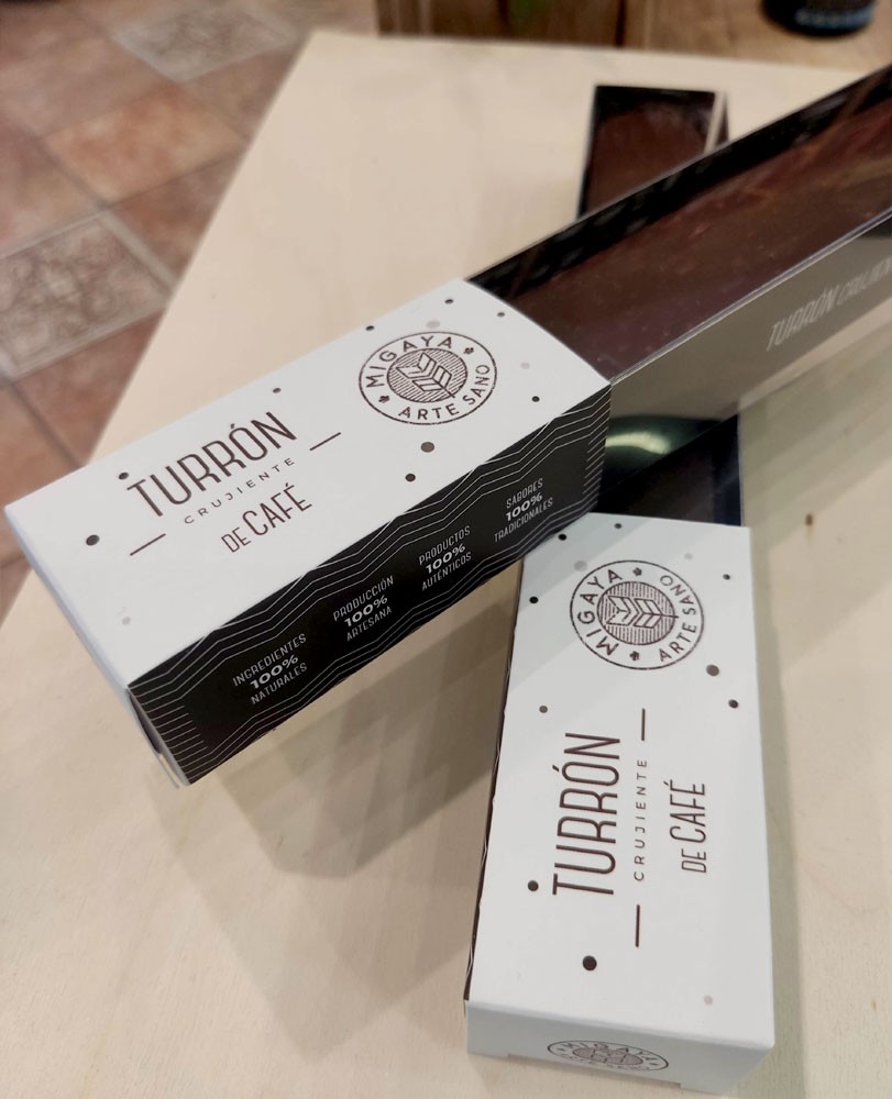 turrón de café Migaya