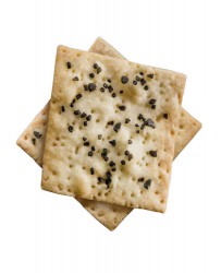 Crackers Paul & Pippa con sal negra