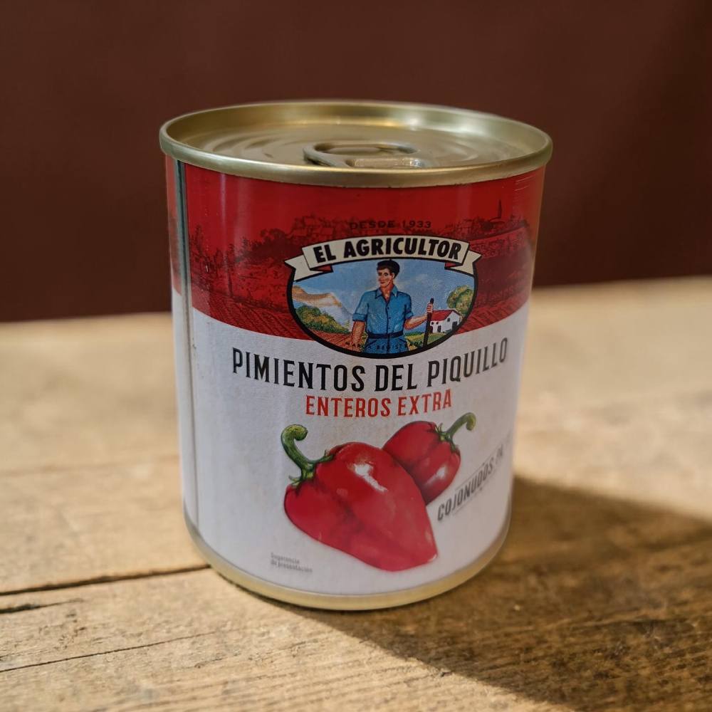 Comprar pimientos del piquillo enteros de Navarra - El Agricultor, dulces y de piel fina, Lerín