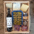 Cesta Viaje por el Cantábrico - quesos y productos de Galicia y Asturias para regalar
