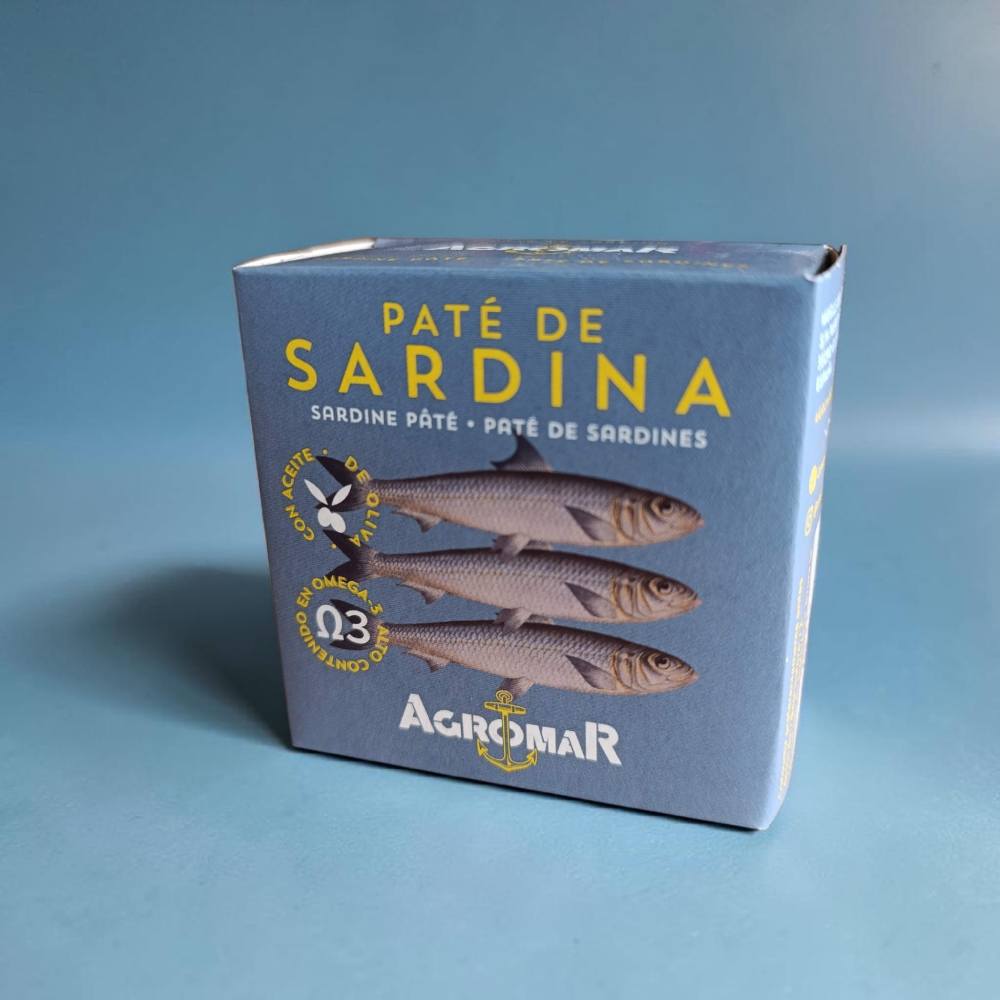 Comprar paté de sardina Agromar - pescado azul del Cantábrico, elaborado en Gijón desde 1948