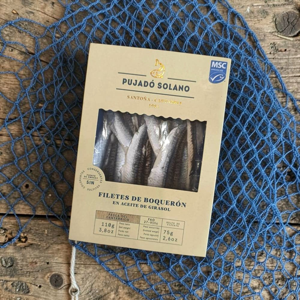 Boquerones del Cantábrico Pujadó Solano