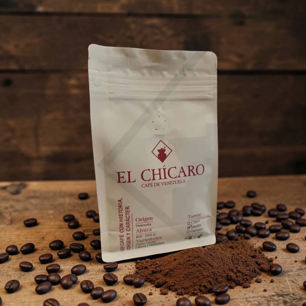 Comprar café molido de Venezuela El Chícaro - 100% Arábica, tres tuestes, Táchira, desde 1895