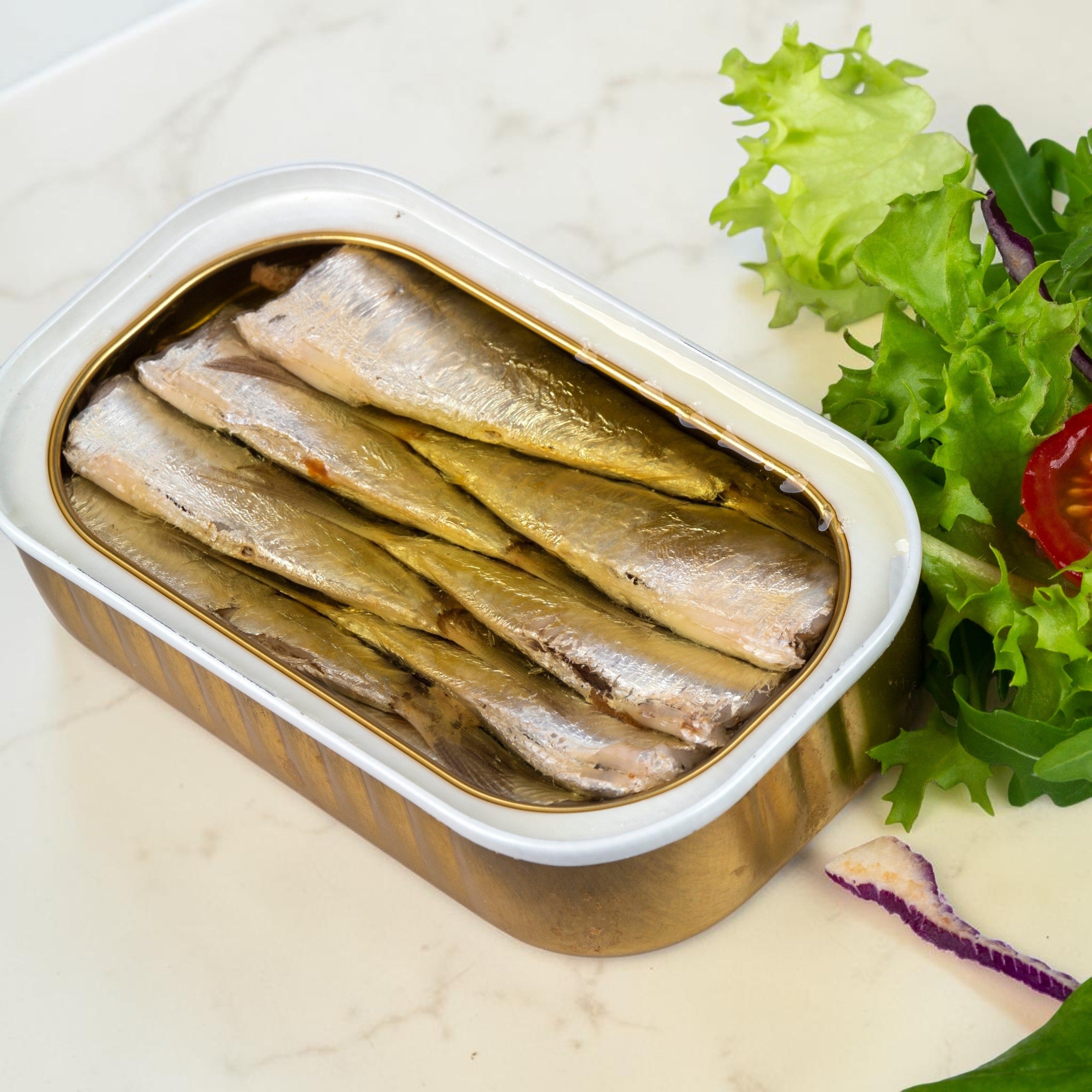 Comprar sardinilla en aceite de oliva El Viejo Pescador - Carlos y Ángela, Tapia de Casariego