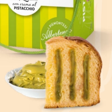 Panettone al Pistacchio Albertengo 1 kg - otra vista