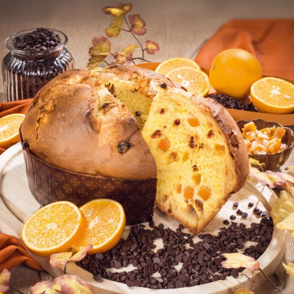 Panettone Arancia e Cioccolato Albertengo 1 kg - otra vista